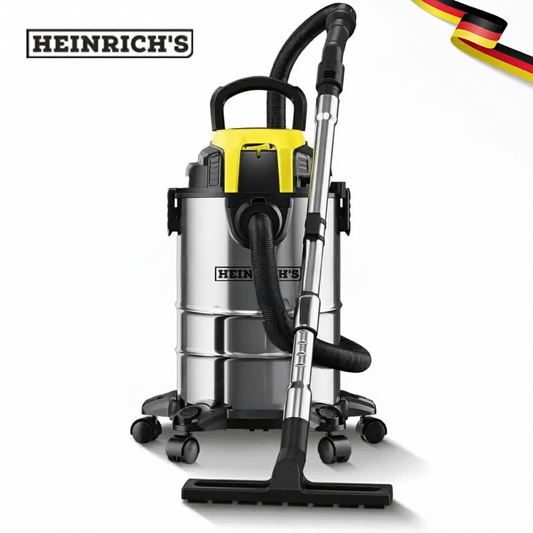 L'aspirateur Heinrich´s Eau et Poussière Avec la fonctionne de Souffleur 2300 w et 25 L