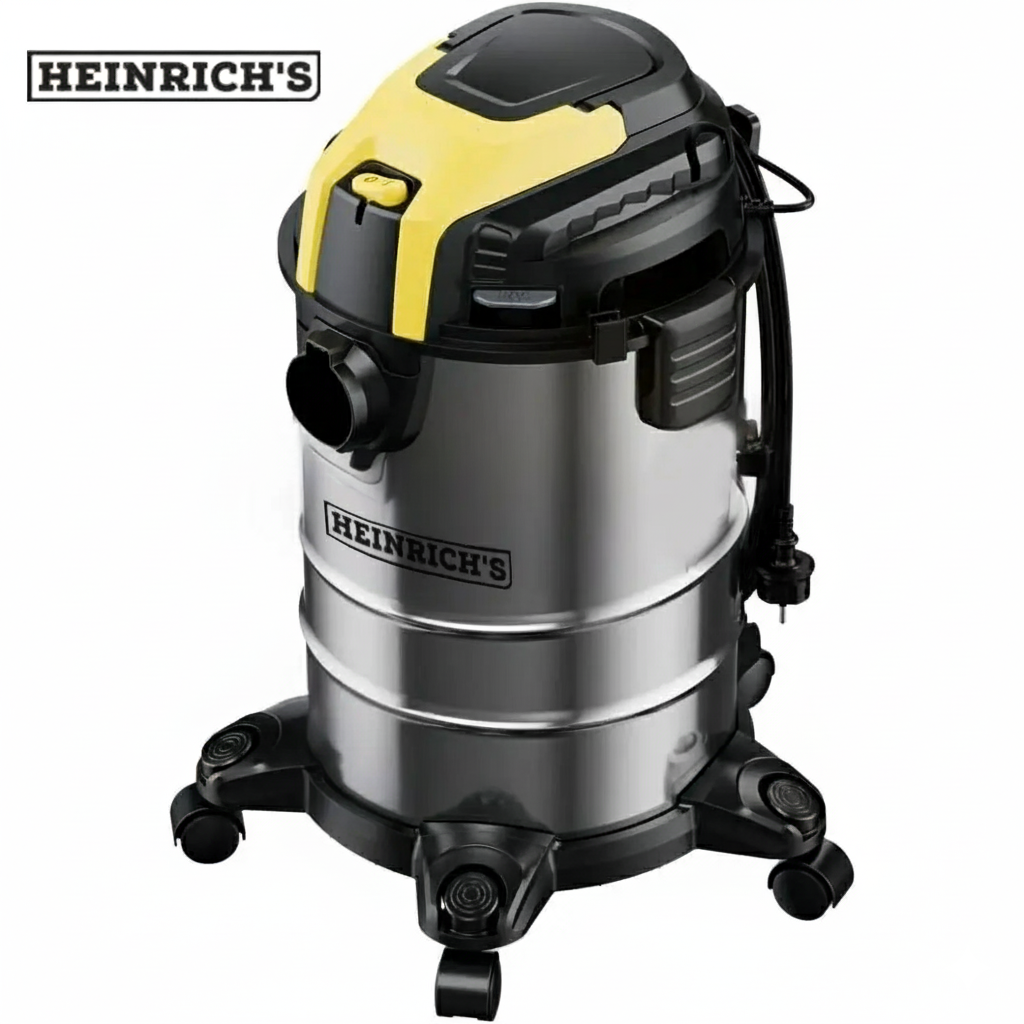 L'aspirateur Heinrich´s Eau et Poussière Avec la fonctionne de Souffleur 2300 w et 25 L