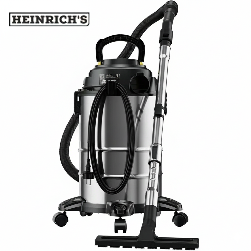 L'aspirateur Heinrich´s Eau et Poussière Avec la fonctionne de Souffleur 2300 w et 25 L