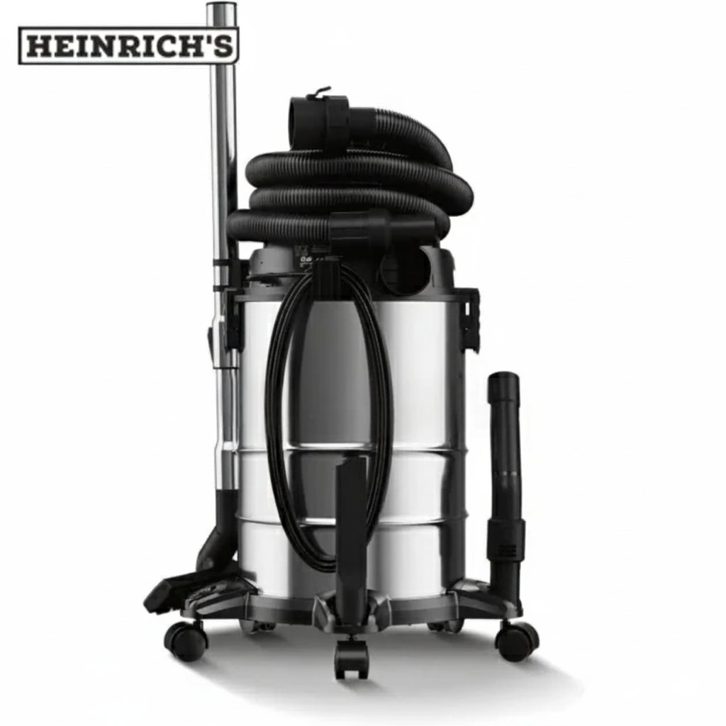 L'aspirateur Heinrich´s Eau et Poussière Avec la fonctionne de Souffleur 2300 w et 25 L