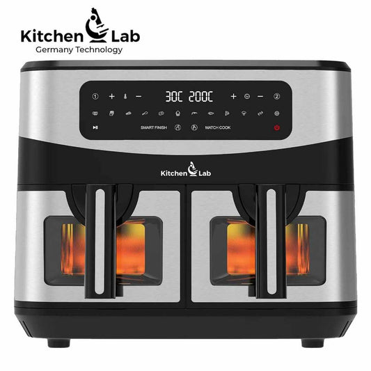 Kitchen Lab Friteuse Sans Huile 2 Panier 9L 2400w